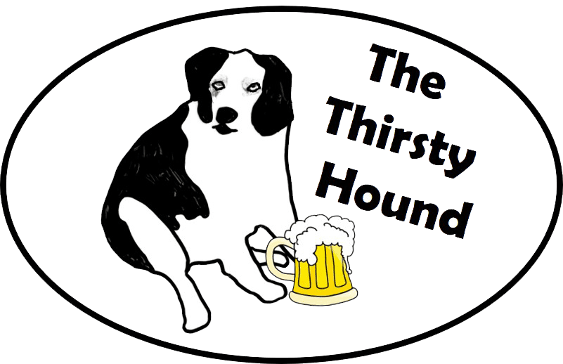 The Thirsty Hound logo.